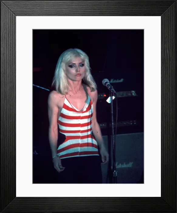 Framed Print : Blondie Performing Framed Print : Blondie Performing