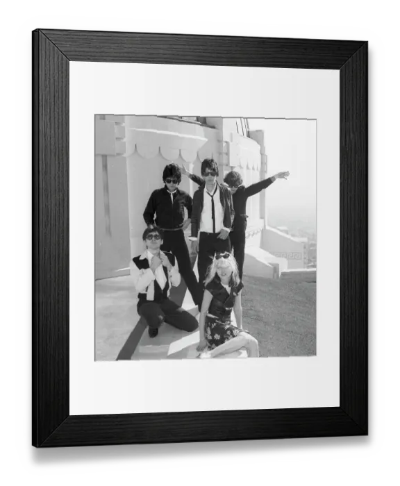 Framed Print : Blondie Portrait Session At Griffith Park Observatory Framed Print : Blondie Portrait Session At Griffith Park Observatory