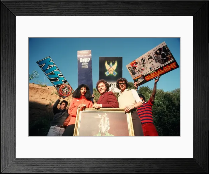 Framed Print : Queen Of Disco & Record Executive Framed Print : Queen Of Disco & Record Executive