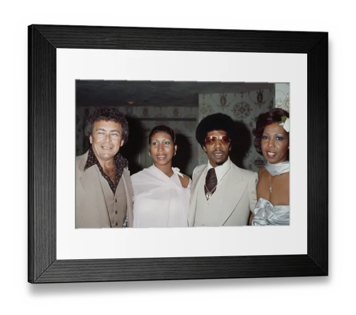Framed Print : Aretha Franklin's 35th Birthday Party Framed Print : Aretha Franklin's 35th Birthday Party