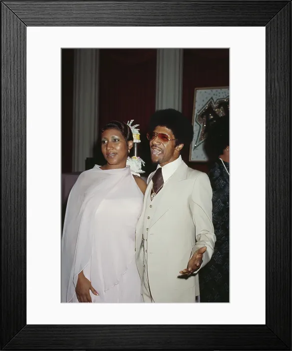 Framed Print : Aretha Franklin's 35th Birthday Party Framed Print : Aretha Franklin's 35th Birthday Party