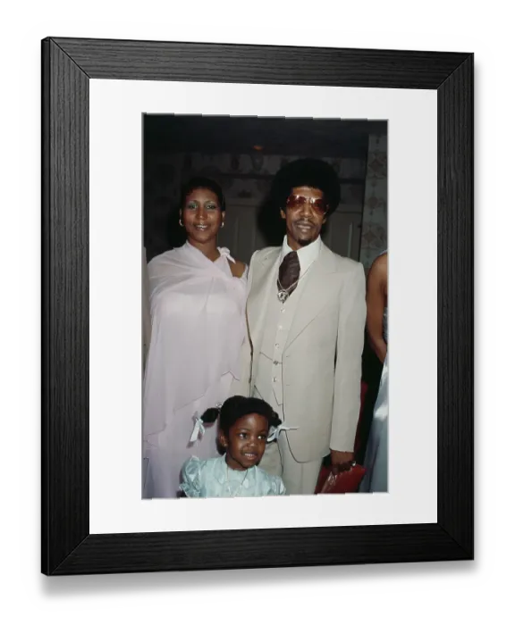 Framed Print : Aretha Franklin's 35th Birthday Party Framed Print : Aretha Franklin's 35th Birthday Party