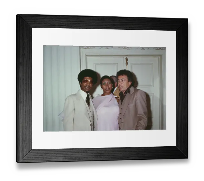 Framed Print : Aretha Franklin's 35th Birthday Party Framed Print : Aretha Franklin's 35th Birthday Party