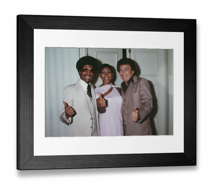 Framed Print : Aretha Franklin's 35th Birthday Party Framed Print : Aretha Franklin's 35th Birthday Party