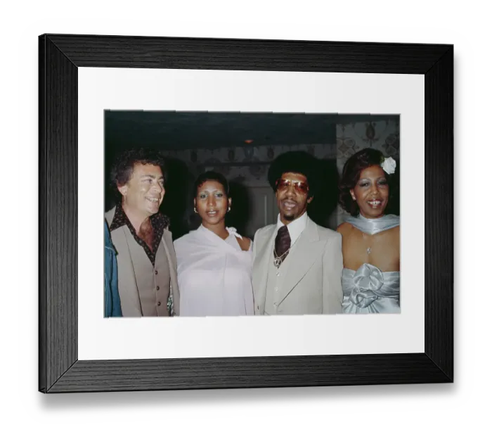 Framed Print : Aretha Franklin's 35th Birthday Party Framed Print : Aretha Franklin's 35th Birthday Party