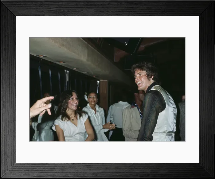 Framed Print : David Hasselhoff Attends Pips Disco And Backgammon Club Framed Print : David Hasselhoff Attends Pips Disco And Backgammon Club