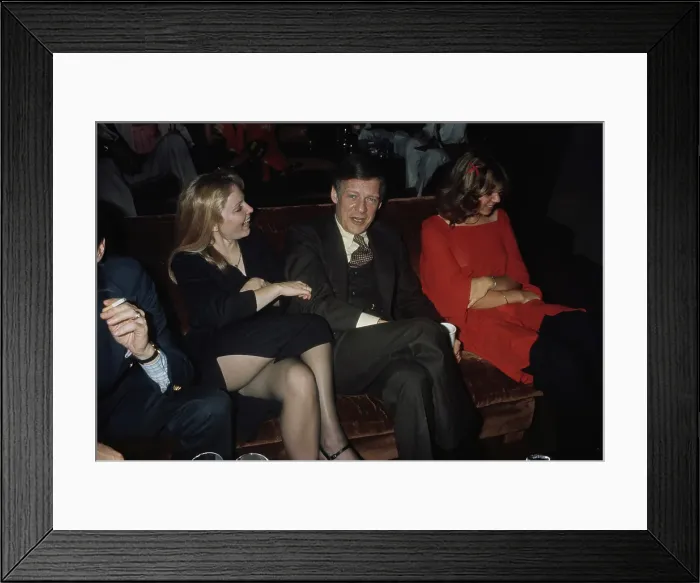 Framed Print : Edward Mallory Attends Pips Disco And Backgammon Club Framed Print : Edward Mallory Attends Pips Disco And Backgammon Club