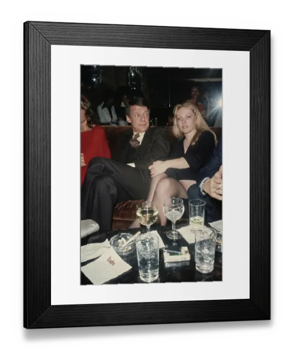 Framed Print : Edward Mallory Attends Pips Disco And Backgammon Club Framed Print : Edward Mallory Attends Pips Disco And Backgammon Club