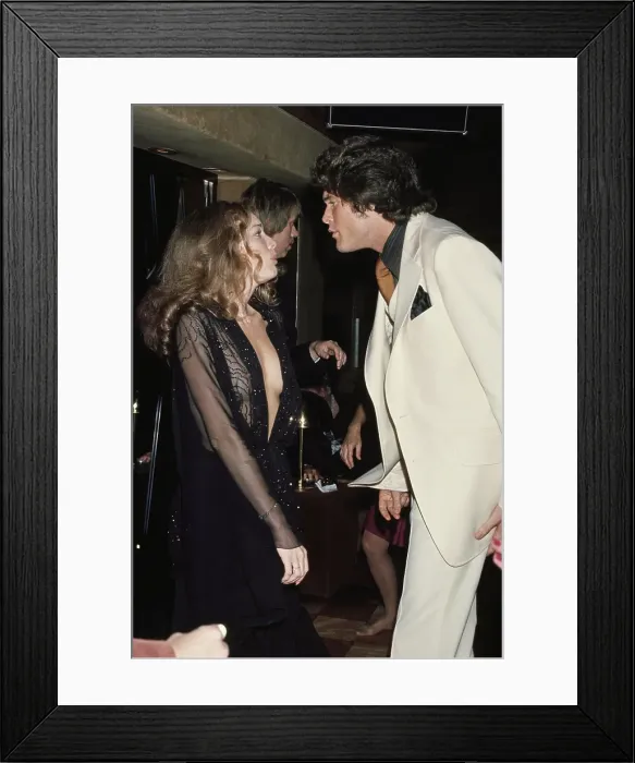 Framed Print : David Hasselhoff Attends Pips Disco And Backgammon Club Framed Print : David Hasselhoff Attends Pips Disco And Backgammon Club