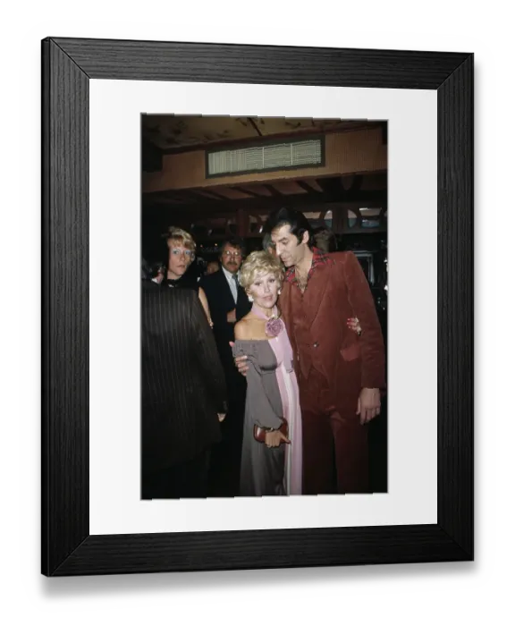 Framed Print : Rona Barrett - Pips Disco And Backgammon Club
