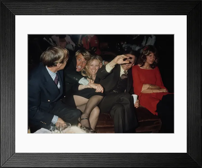 Framed Print : Edward Mallory Attends Pips Disco And Backgammon Club Framed Print : Edward Mallory Attends Pips Disco And Backgammon Club
