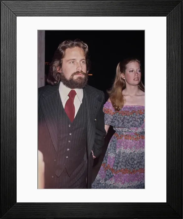 Framed Print : Michael Douglas and Diandra Douglas Framed Print : Michael Douglas and Diandra Douglas