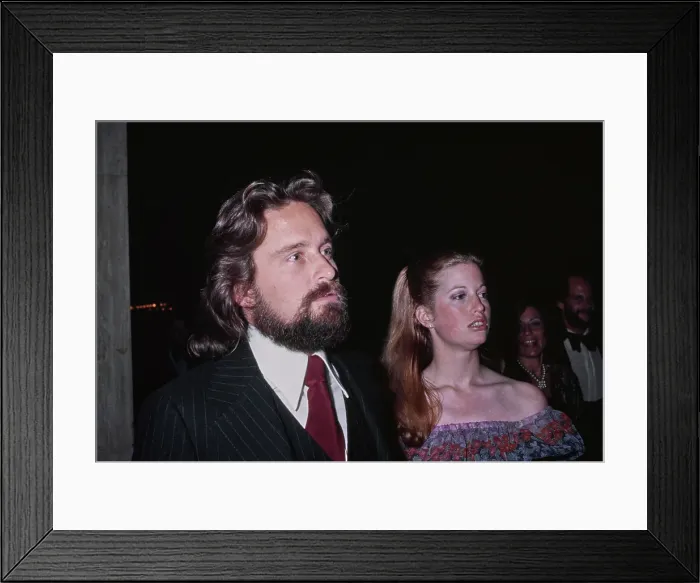 Framed Print : Michael Douglas and Diandra Luker Framed Print : Michael Douglas and Diandra Luker