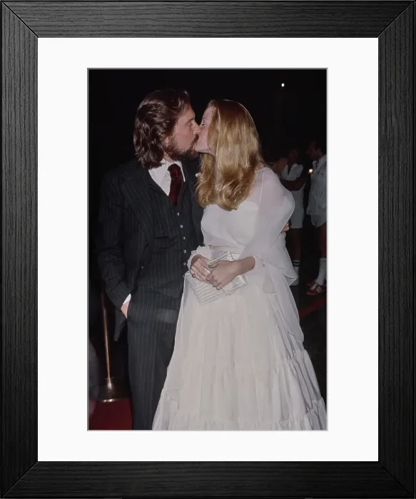 Framed Print : Michael Douglas and Diandra Douglas Framed Print : Michael Douglas and Diandra Douglas