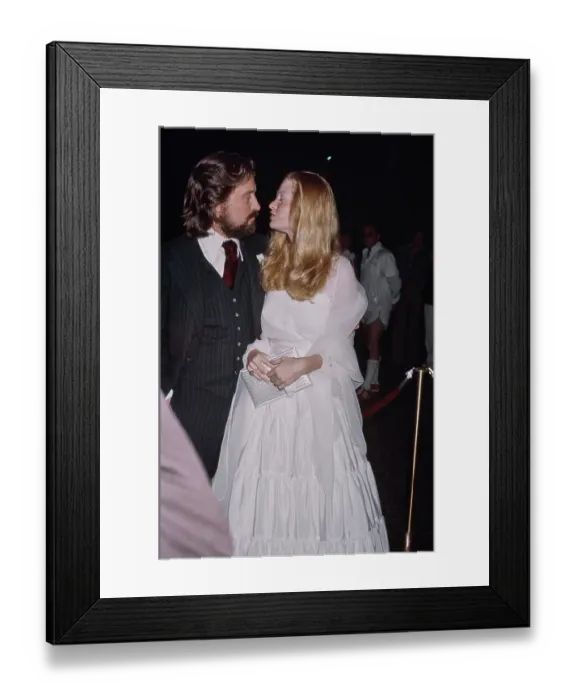 Framed Print : Michael Douglas and Diandra Douglas Framed Print : Michael Douglas and Diandra Douglas