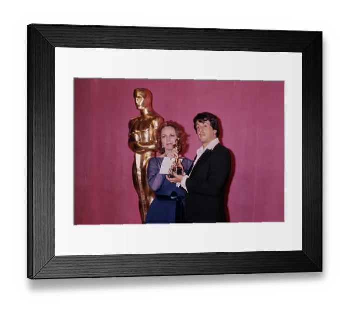 Framed Print : 49th Academy Awards - Press Room Framed Print : 49th Academy Awards - Press Room