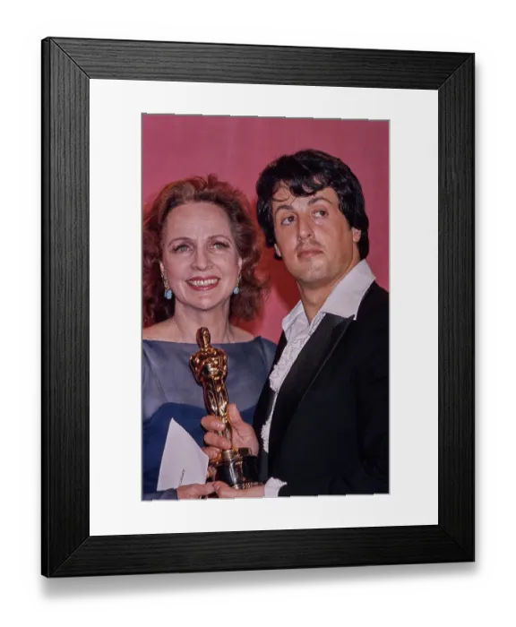 Framed Print : 49th Academy Awards - Press Room Framed Print : 49th Academy Awards - Press Room