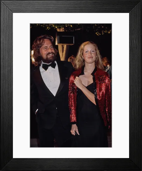 Framed Print : Michael and Diandra Douglas