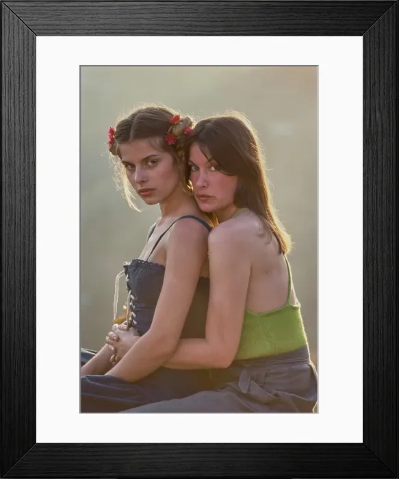 Framed Print : Nastassja Kinski & Brigitte Tocki Framed Print : Nastassja Kinski & Brigitte Tocki