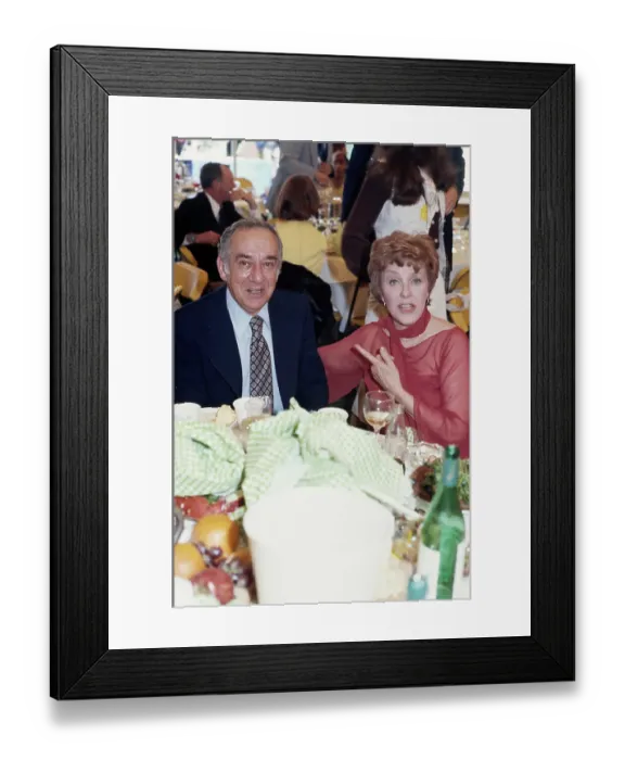 Framed Print : Larry Haines & Mary Stuart Framed Print : Larry Haines & Mary Stuart