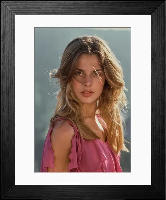 Framed Print : Nastassja Kinski, German Fashion Model & Actress Framed Print : Nastassja Kinski, German Fashion Model & Actress
