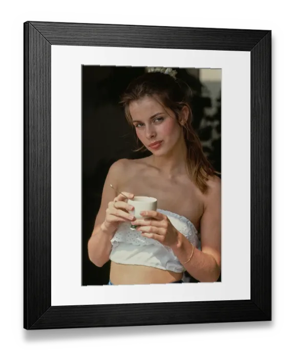 Framed Print : Nastassja Kinski, German Fashion Model & Actress Framed Print : Nastassja Kinski, German Fashion Model & Actress