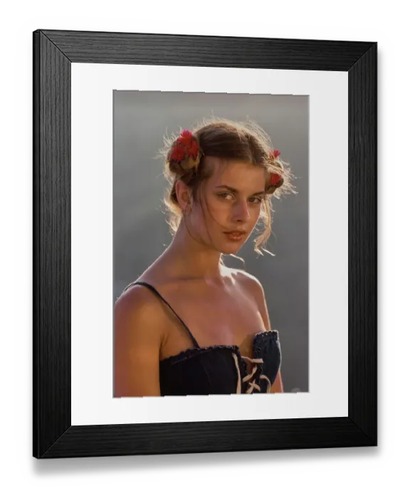 Framed Print : Nastassja Kinski, German Fashion Model & Actress