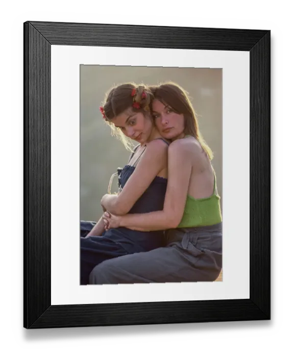 Framed Print : Nastassja Kinski & Brigitte Tocki Framed Print : Nastassja Kinski & Brigitte Tocki
