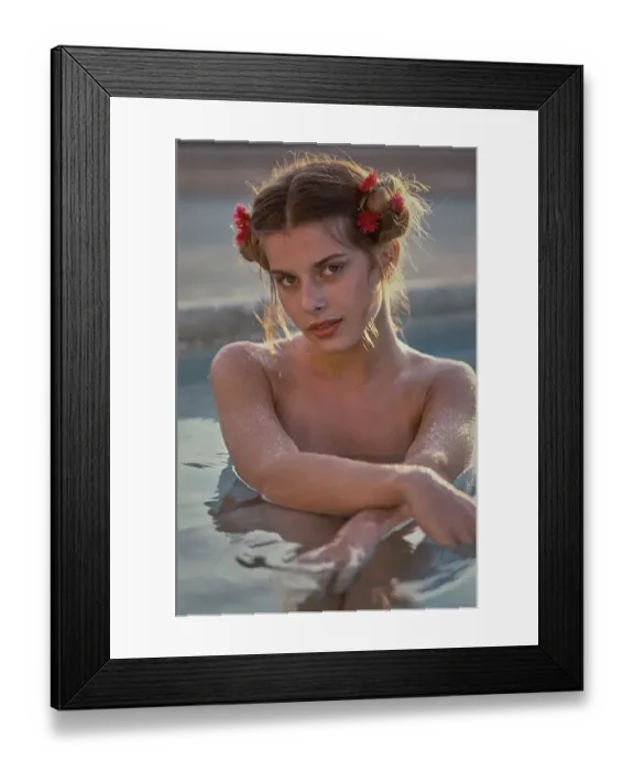 Framed Print : Nastassja Kinski, German Fashion Model & Actress