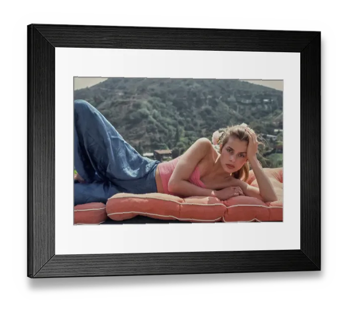 Framed Print : Nastassja Kinski, German Fashion Model & Actress