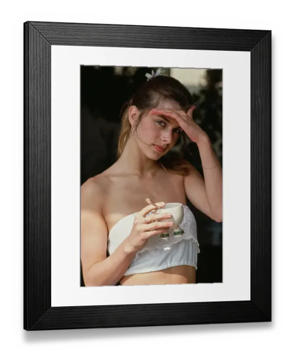 Framed Print : Nastassja Kinski, German Fashion Model & Actress Framed Print : Nastassja Kinski, German Fashion Model & Actress