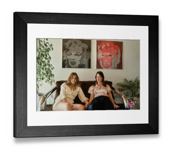 Framed Print : Nastassja Kinski & Brigitte Tocki, 1977 Framed Print : Nastassja Kinski & Brigitte Tocki, 1977