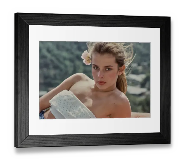 Framed Print : Nastassja Kinski, German Fashion Model & Actress Framed Print : Nastassja Kinski, German Fashion Model & Actress