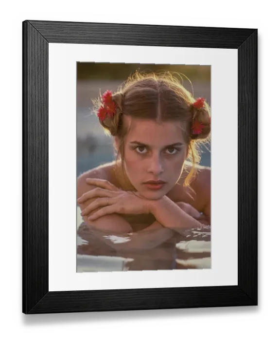 Framed Print : Nastassja Kinski, German Fashion Model & Actress Framed Print : Nastassja Kinski, German Fashion Model & Actress