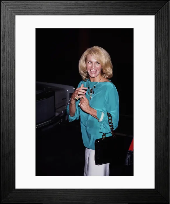 Framed Print : Angie Dickinson Attends NBC Affiliates Dinner Framed Print : Angie Dickinson Attends NBC Affiliates Dinner