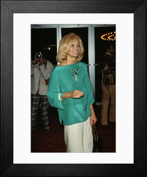 Framed Print : Angie Dickinson Attends NBC Affiliates Dinner Framed Print : Angie Dickinson Attends NBC Affiliates Dinner