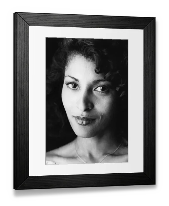Framed Print : Pam Grier Portrait Session