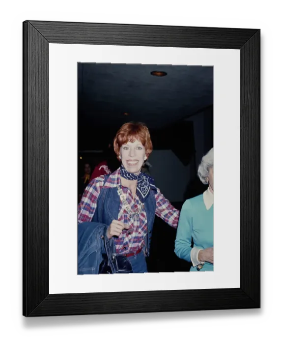 Framed Print : Carol Burnett, American Comedian, Actress & Singer Framed Print : Carol Burnett, American Comedian, Actress & Singer