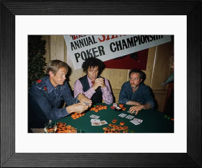 Framed Print : Sting Trophy Poker Championship