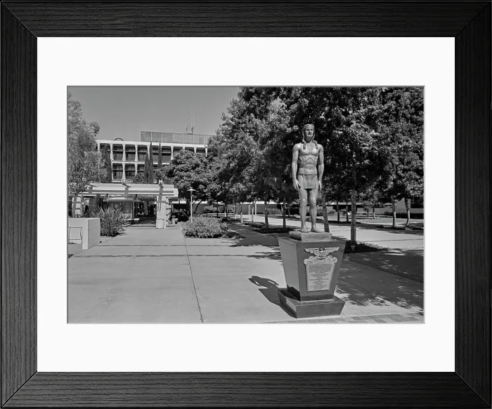 Framed Print : Fernando Outside Van Nuys Civic Center Framed Print : Fernando Outside Van Nuys Civic Center