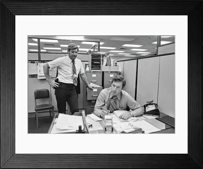 Framed Print : John Rosenbrock & Philip Vannatter, LAPD Detectives Framed Print : John Rosenbrock & Philip Vannatter, LAPD Detectives