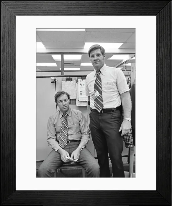 Framed Print : John Rosenbrock & Philip Vannatter, LAPD Detectives Framed Print : John Rosenbrock & Philip Vannatter, LAPD Detectives