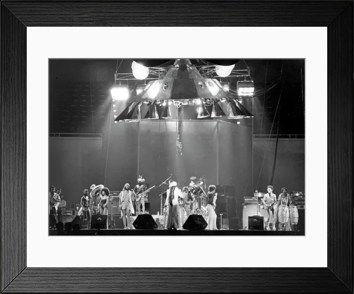 Framed Print : The Mothership Lands At The Coliseum