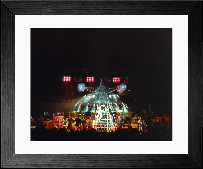 Framed Print : The Mothership Lands At The Coliseum