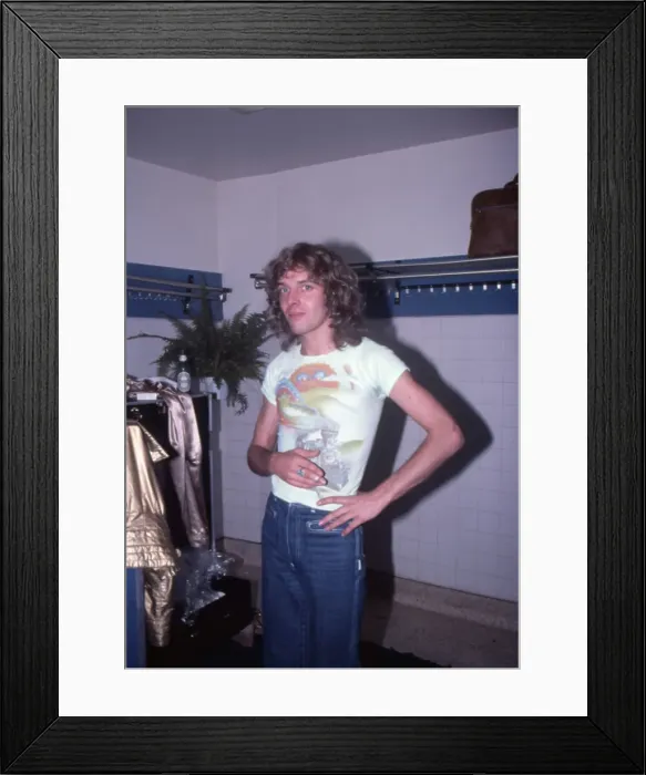 Framed Print : Peter Frampton Backstage Framed Print : Peter Frampton Backstage