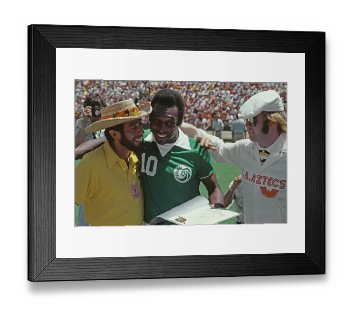 Framed Print : Sergio, Pelé And Elton Framed Print : Sergio, Pelé And Elton