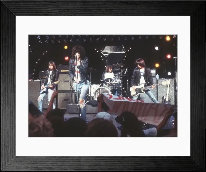 Framed Print : Ramones Performing On Don Kirshner's Rock Concert Framed Print : Ramones Performing On Don Kirshner's Rock Concert