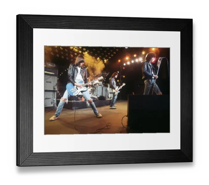 Framed Print : Ramones Performing On Don Kirshner's Rock Concert Framed Print : Ramones Performing On Don Kirshner's Rock Concert
