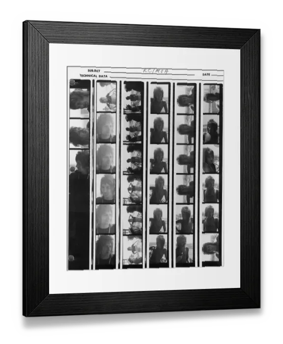 Framed Print : Portrait Session Proof Sheet Framed Print : Portrait Session Proof Sheet