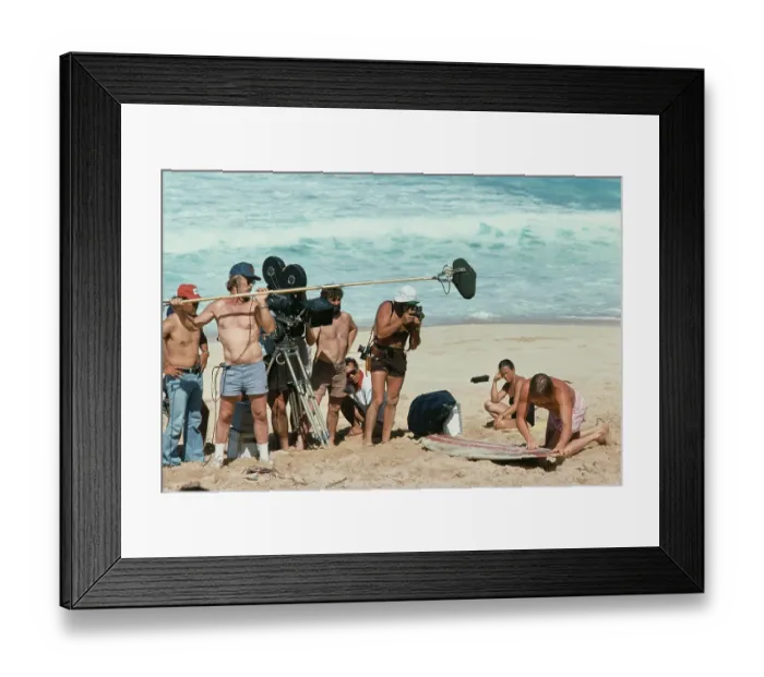 Framed Print : Big Wednesday Location Shoot, Hawaii Framed Print : Big Wednesday Location Shoot, Hawaii